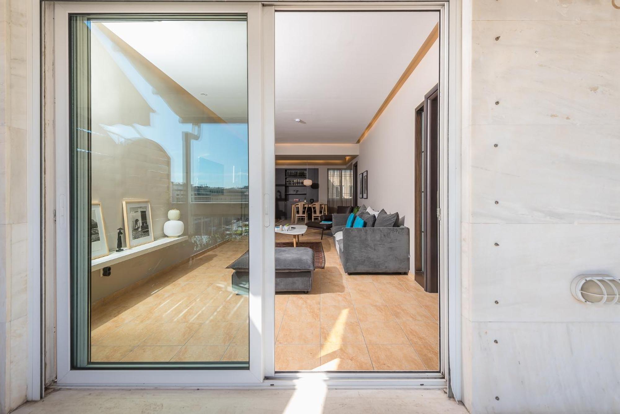 Artistic 2bdr Flat W Terrace & View In Centre * Athens